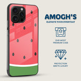 Watermelon Vibe Mobile Back Cover Side Image