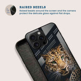 Wild Leopard Print Mobile Back Cover Bezel Image