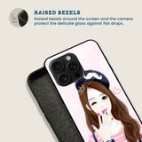 Winking Cutie Anime Mobile Back Cover Bezel Image