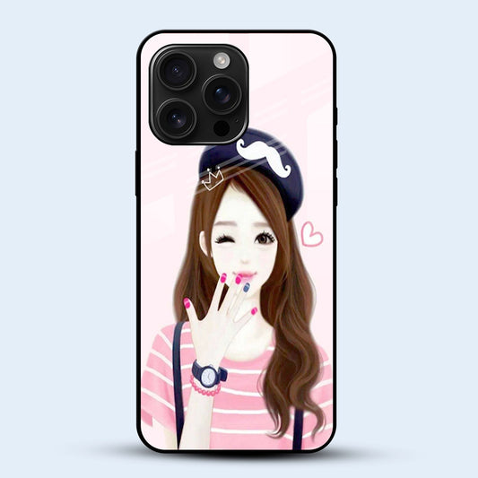 Winking Cutie Anime Mobile Back Cover Main Image