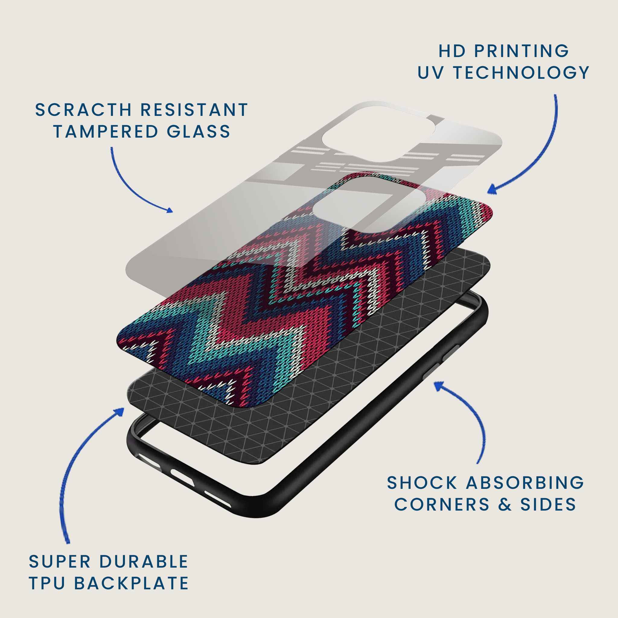 Winter Warmth Mobile Back Cover Layer Image