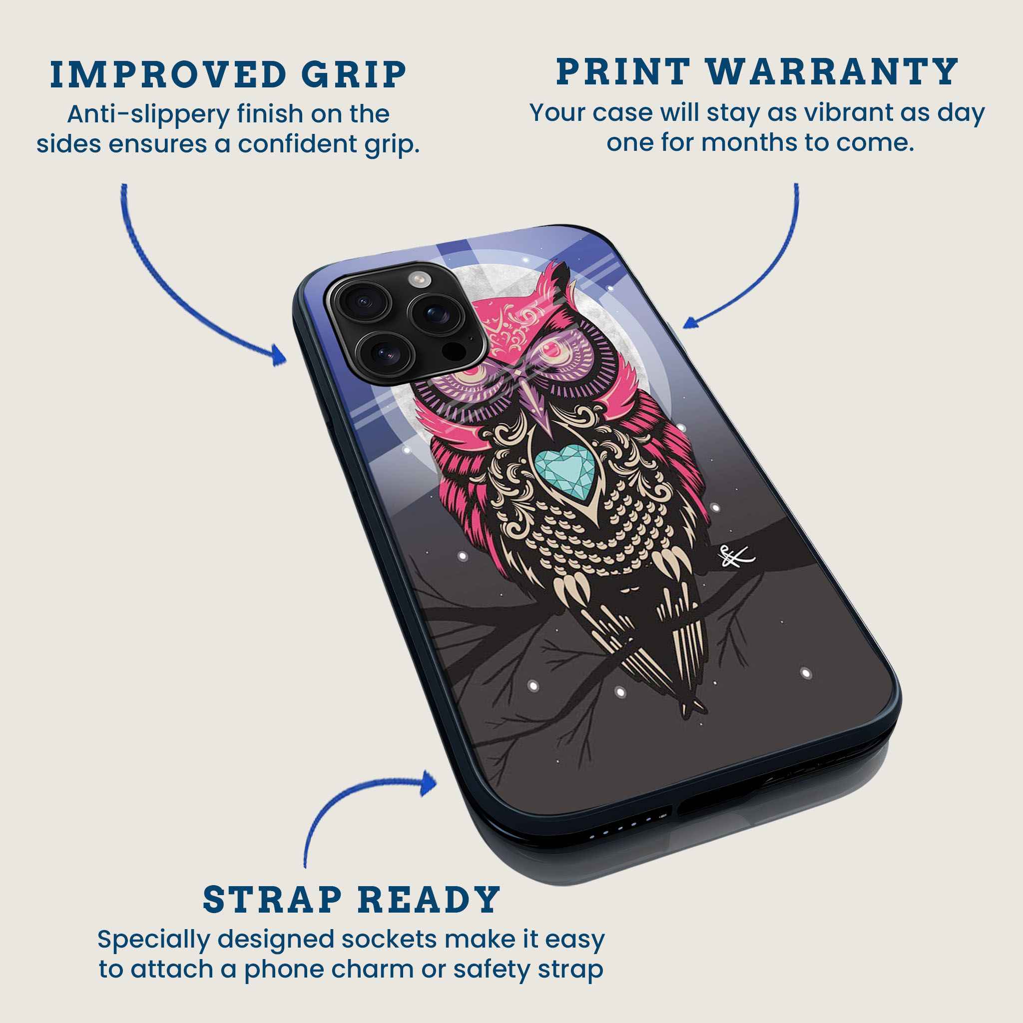 Wise Owl Mobile Back Cover Feature Image