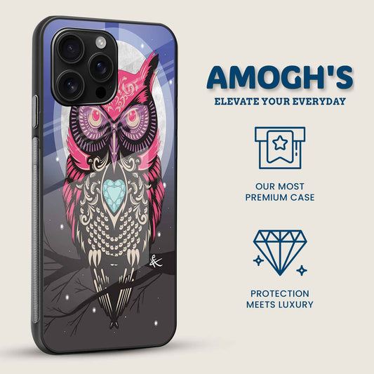 Wise Owl Mobile Back Cover Side Image