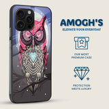 Wise Owl Mobile Back Cover Side Image