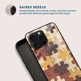 Wooden Puzzle Mobile Back Cover Bezel Image