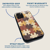 Wooden Puzzle Mobile Back Cover Feature Image
