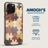 Wooden Puzzle Mobile Back Cover Side Image