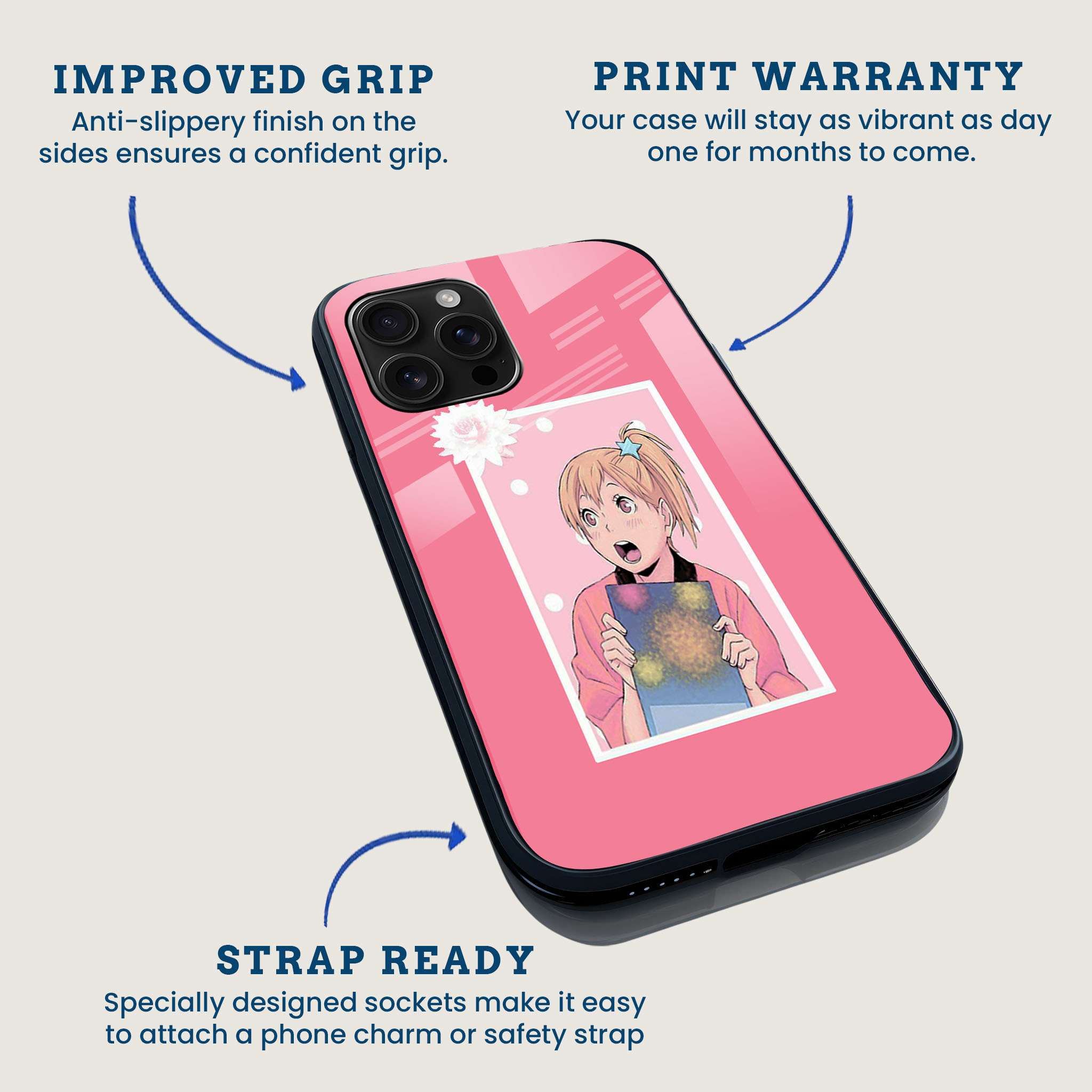 Yachi Hitoka Mobile Back Cover Feature Image