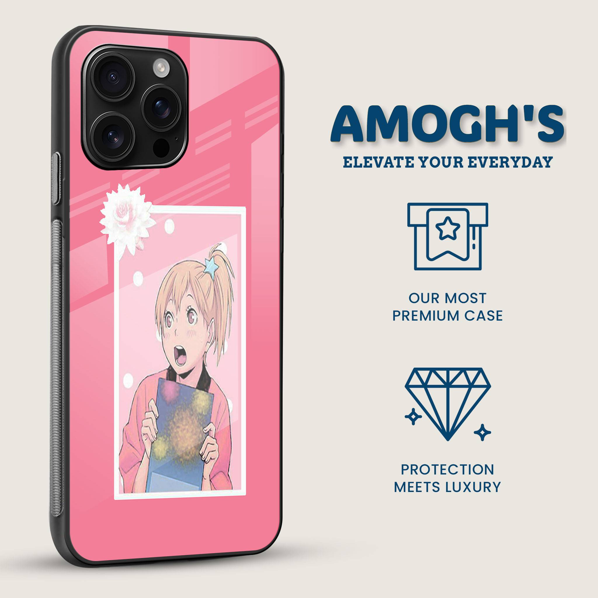 Yachi Hitoka Mobile Back Cover Side Image