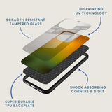 Yellow Green Gradient Mobile Back Cover Layer Image