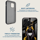 Yellow King Mobile Back Cover Brand Image
