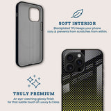 Yellow Pixel Pulse Mobile Back Cover Brand Image