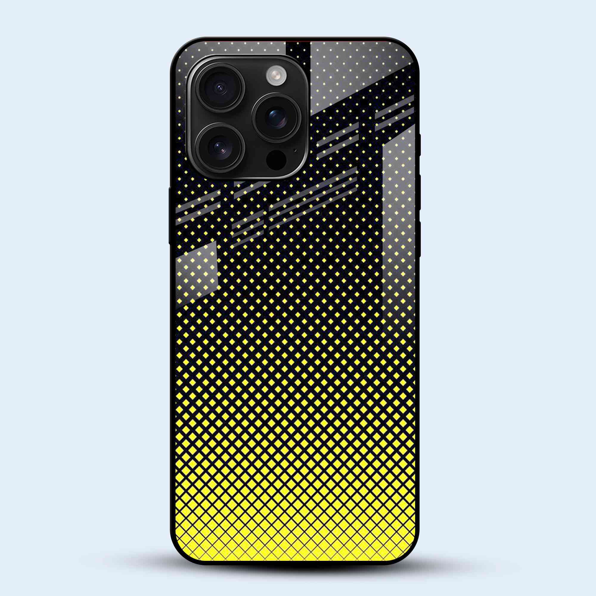 Yellow Pixel Pulse Mobile Back Cover Main Image