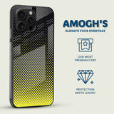 Yellow Pixel Pulse Mobile Back Cover Side Image