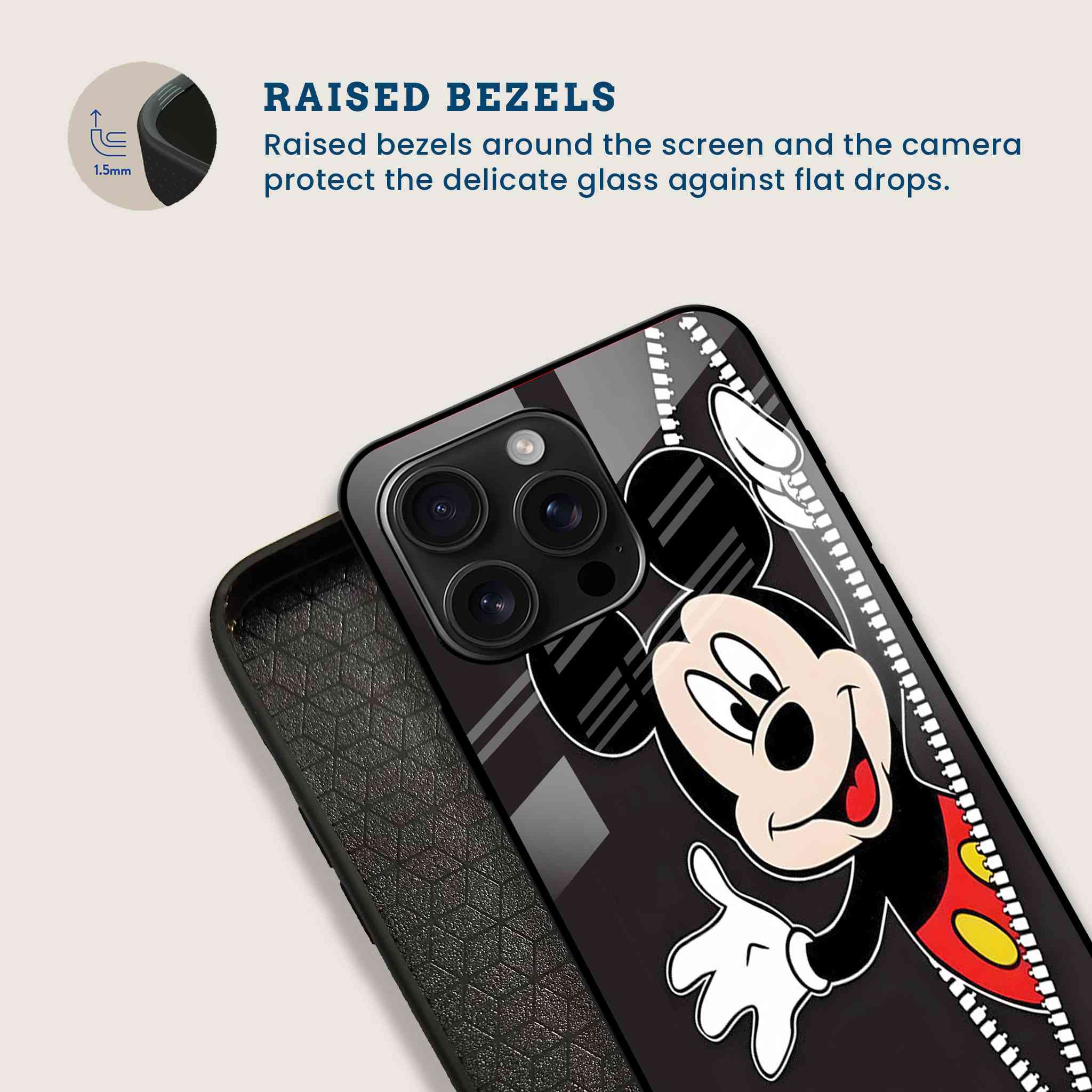 Zippy Mickey Mobile Back Cover Bezel Image